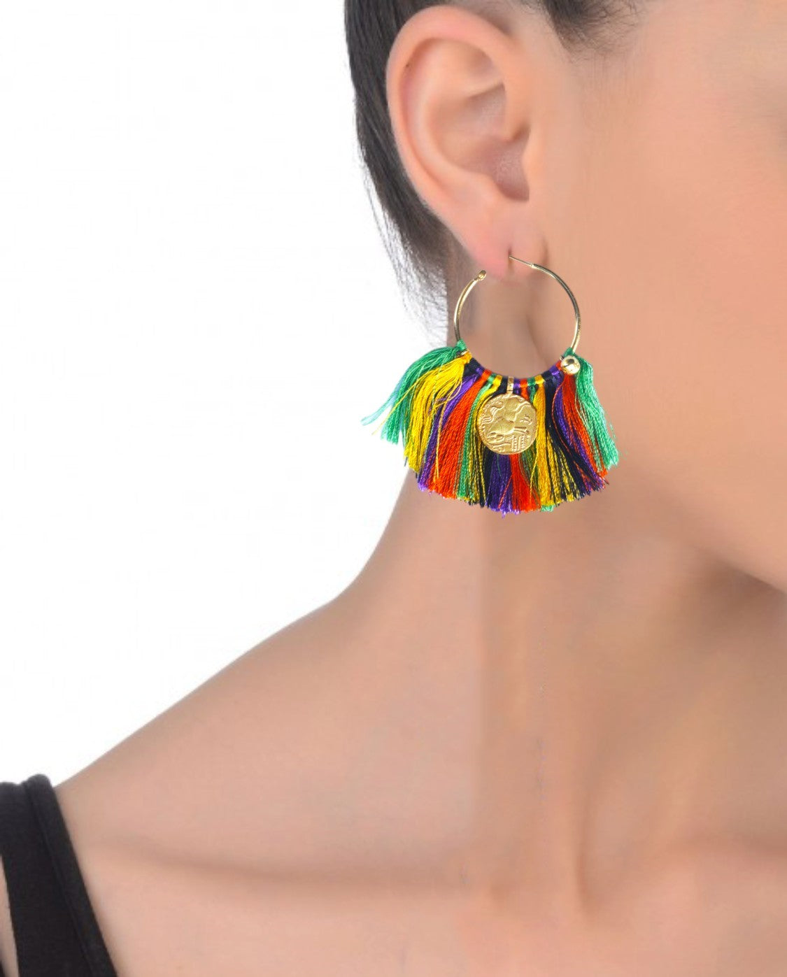 DOR Classic Earrings – 82mm Drop, 18K Gold-Plated Design