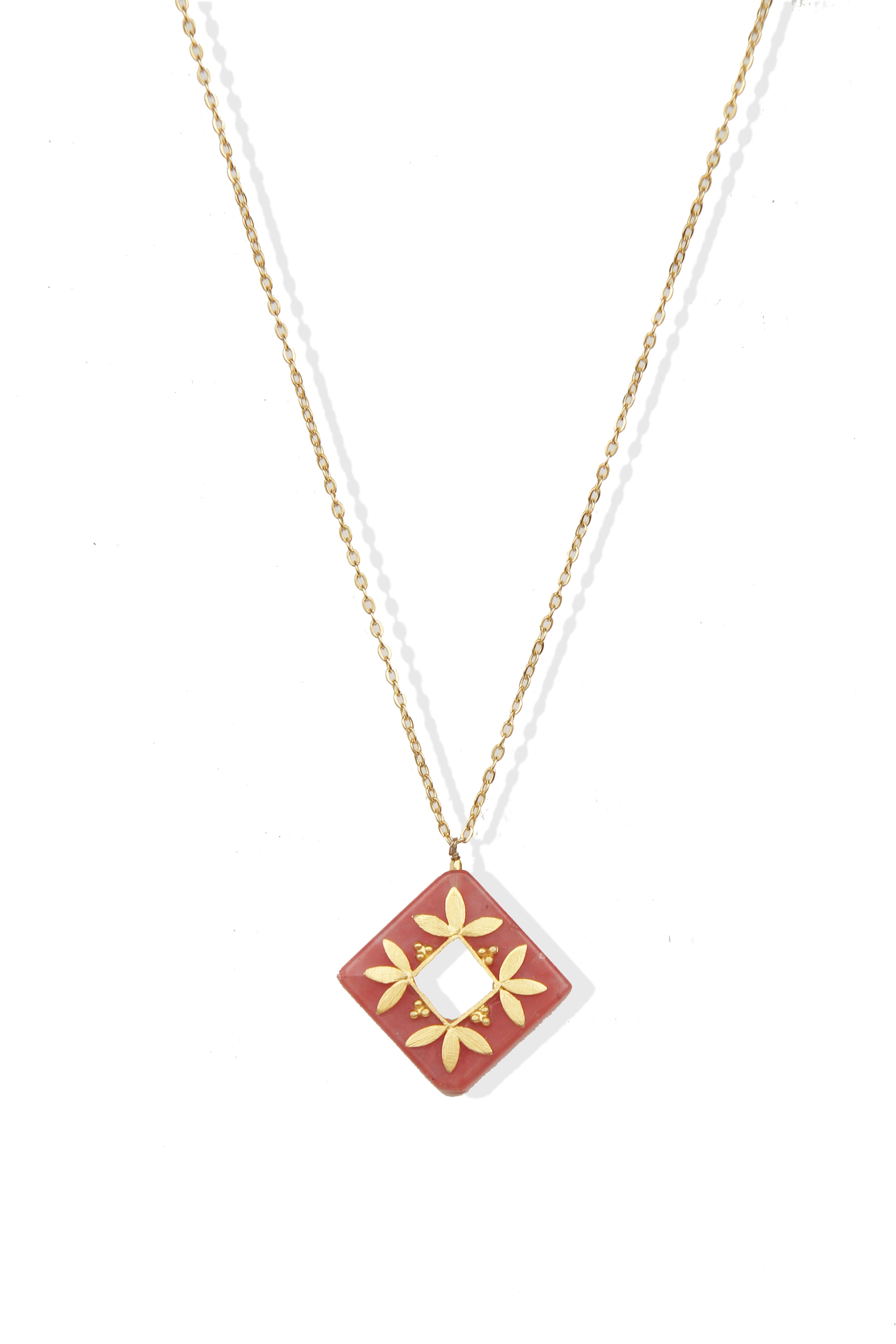 Fine One Necklace - Aventurine and Sustainable Elements