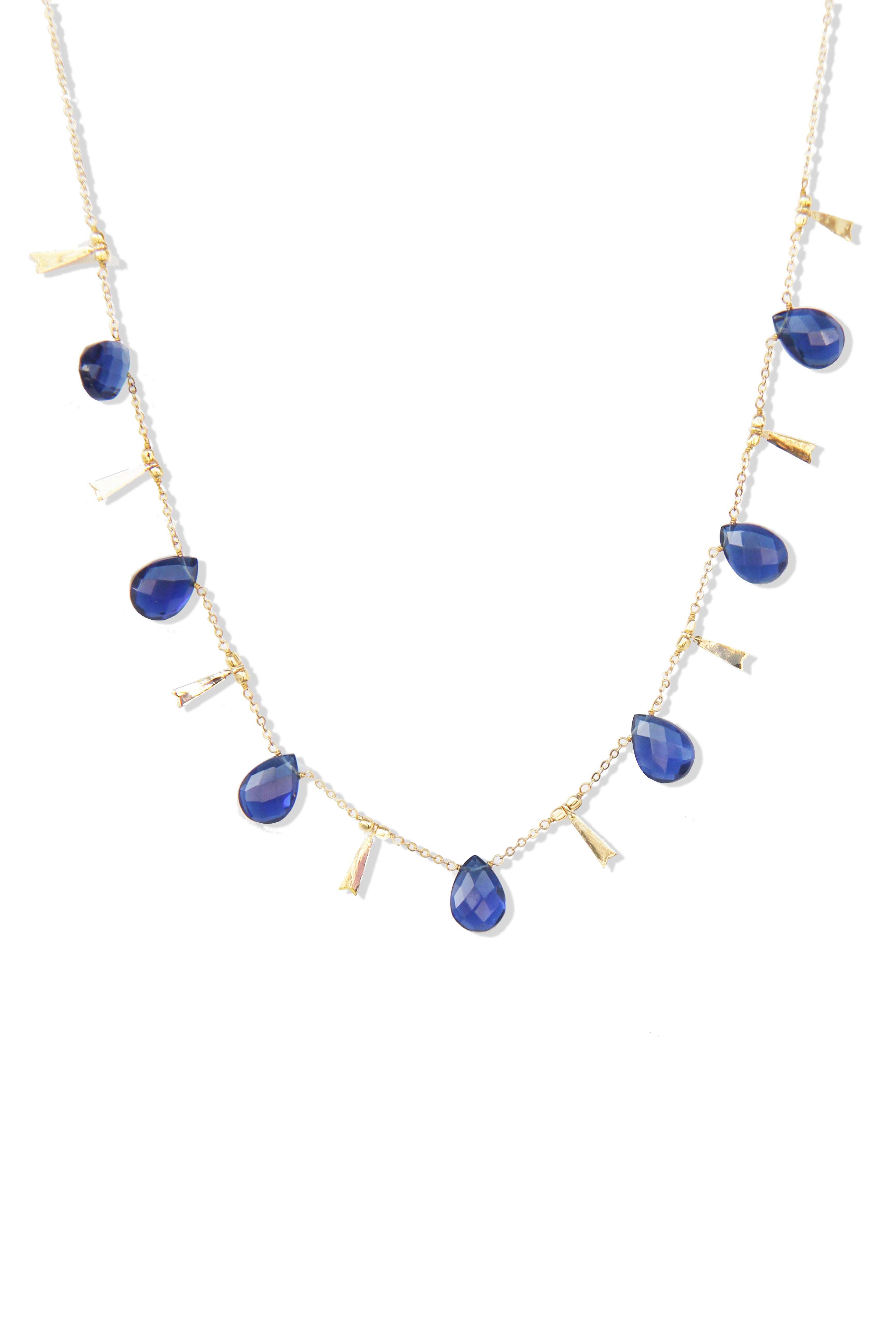 Fine One Necklace: Lucite Crystals Beads