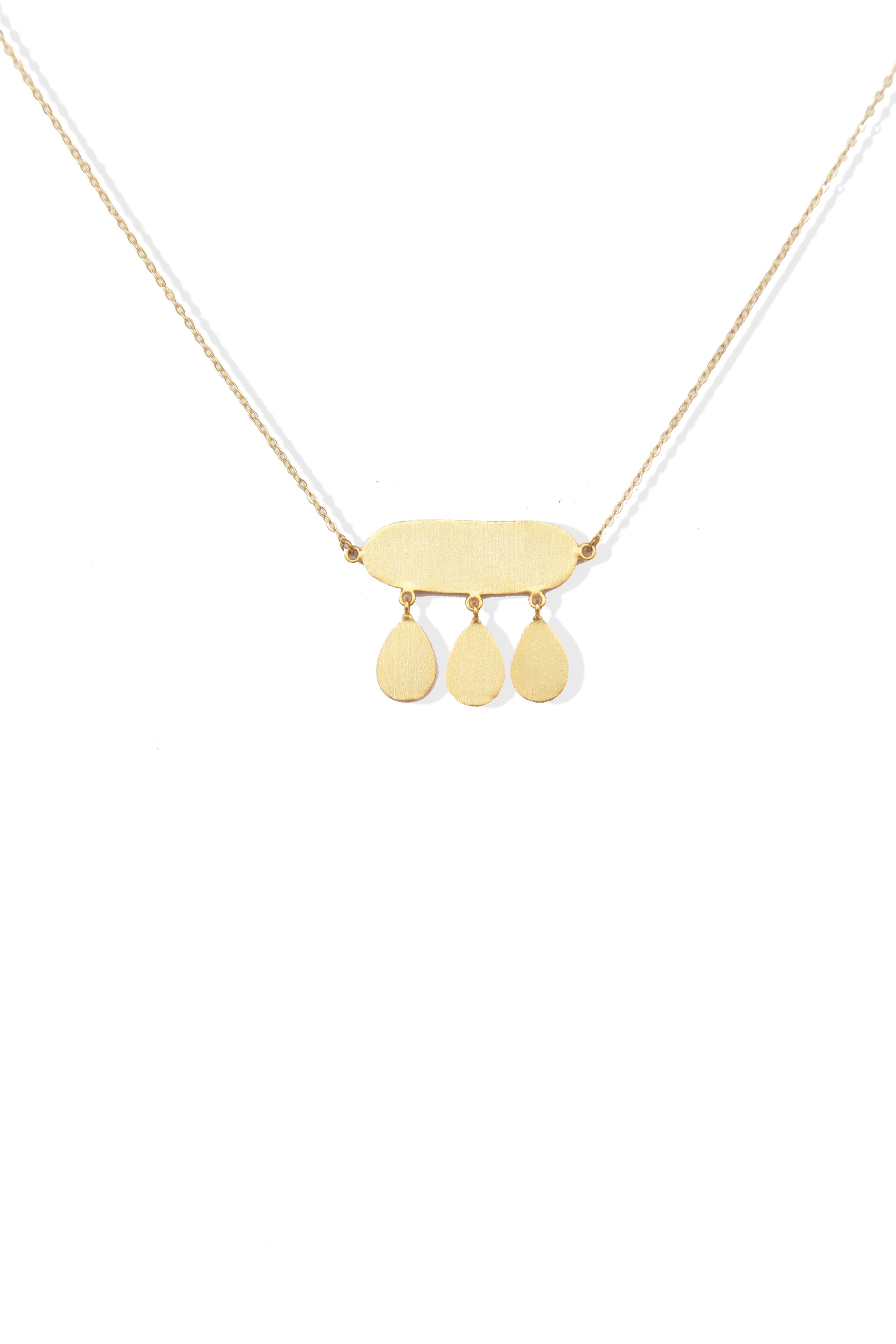 Fine One Necklace: Matt Gold Chandeliers Design