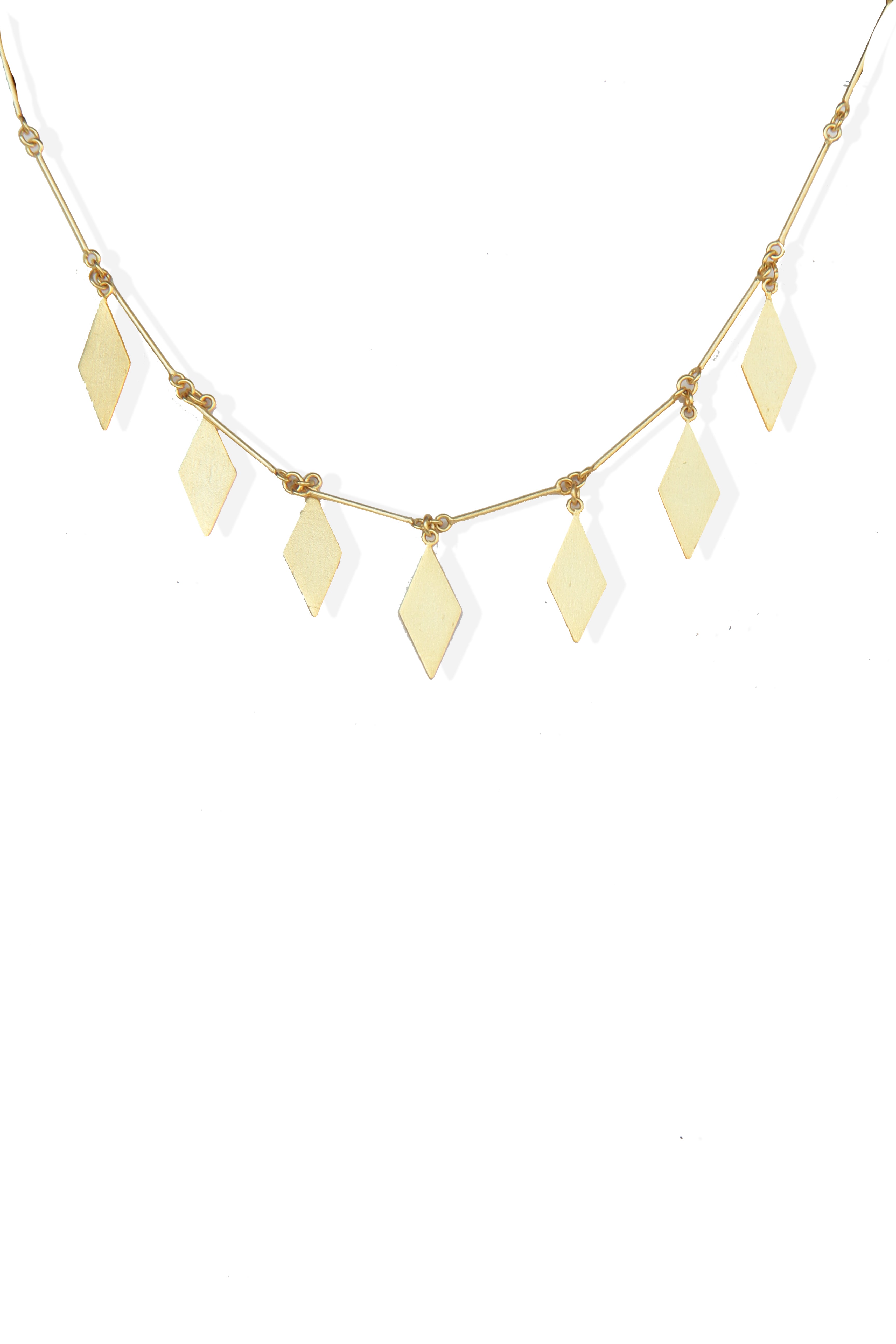 Fine One Necklace - Natural Stone with Adjustable Length Design