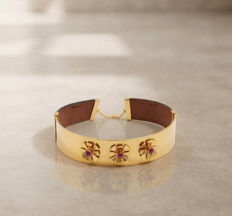 Metal Blast Multi-Embellished Choker styled view