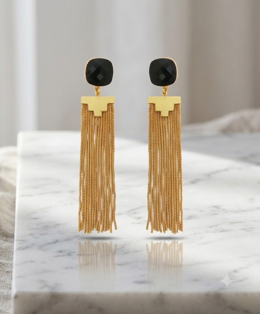 Metal Blast Columnar Blast Earrings styled view