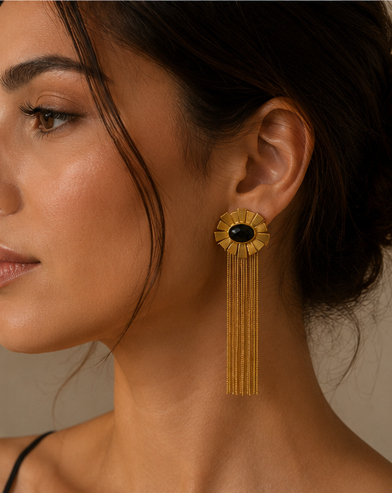Metal Blast Celestial Blast Earrings styled view