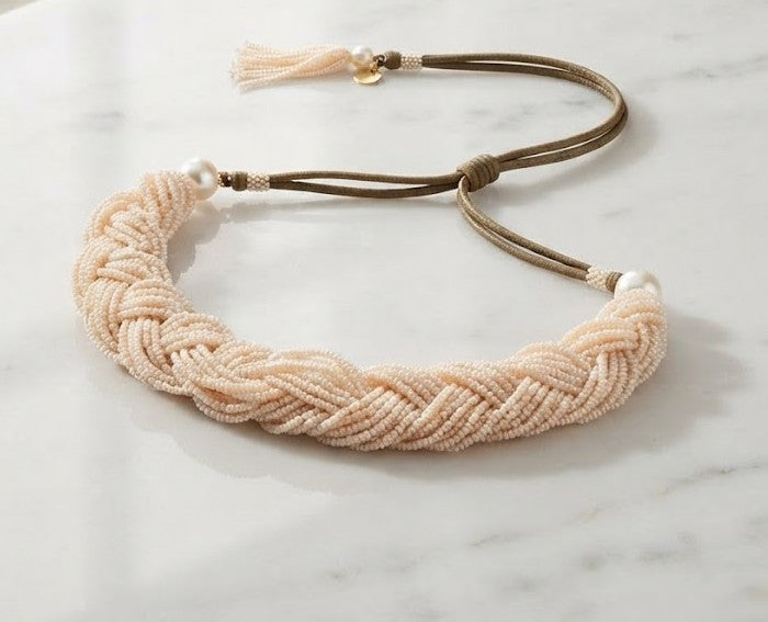 Ivory Braid Choker