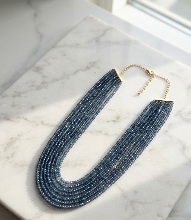 Midnight Blue Multi-Strand Mala