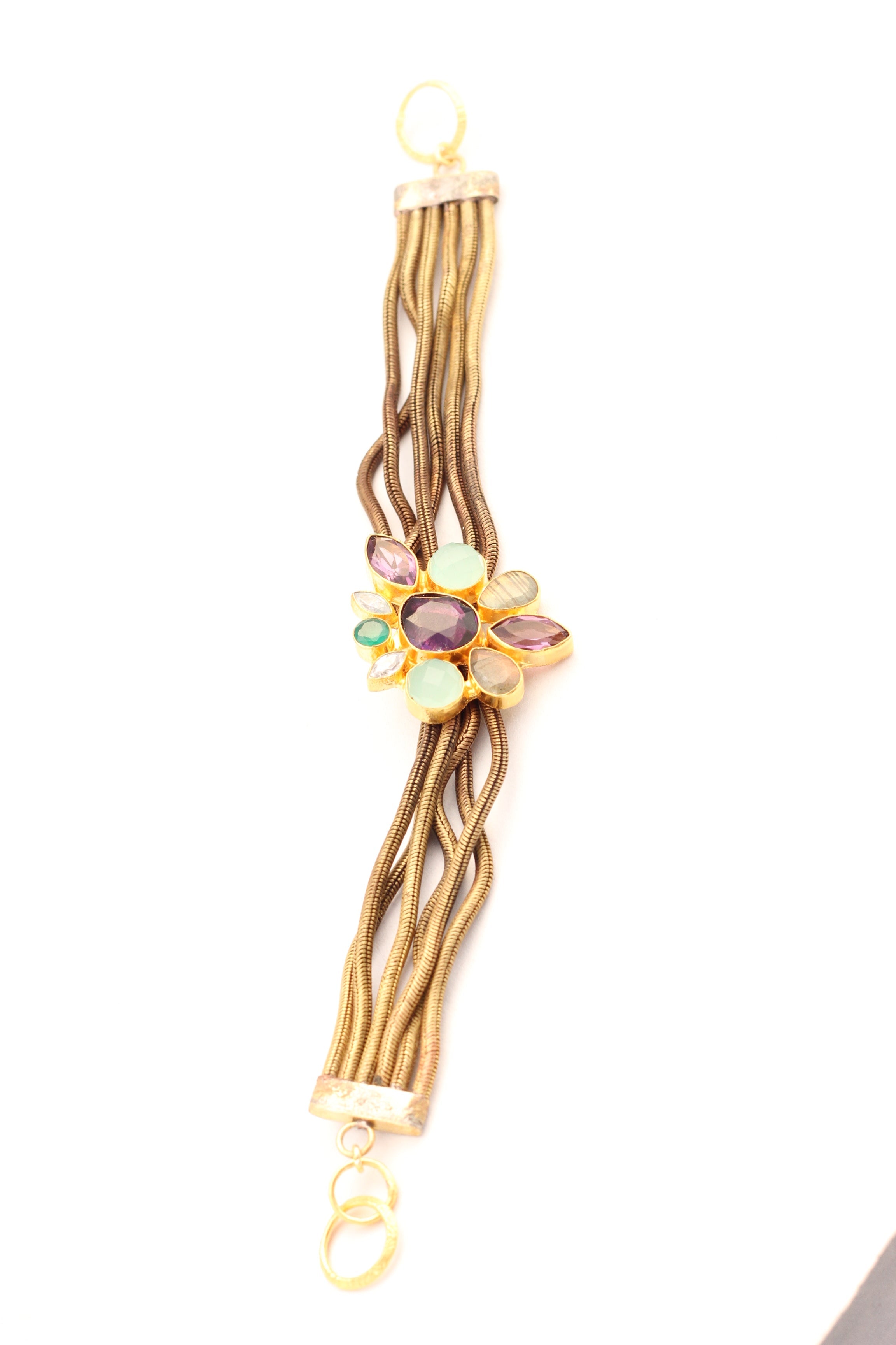 Nature Story Flora Gemstone Bracelet