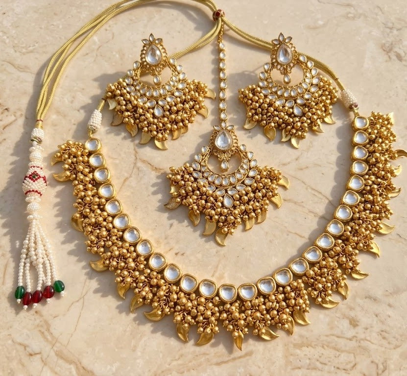 Noor Kundan Royal Necklace Set