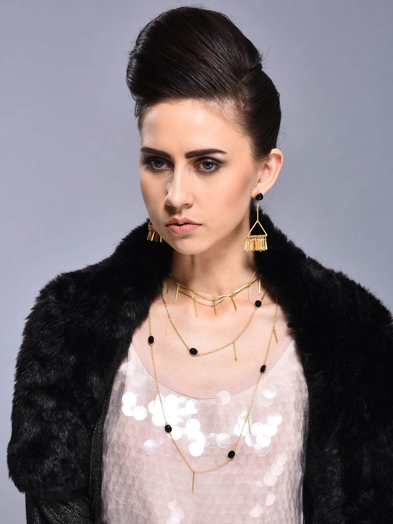 Chic Handmade Fringe Earrings – Finished with 18K Gold Plating