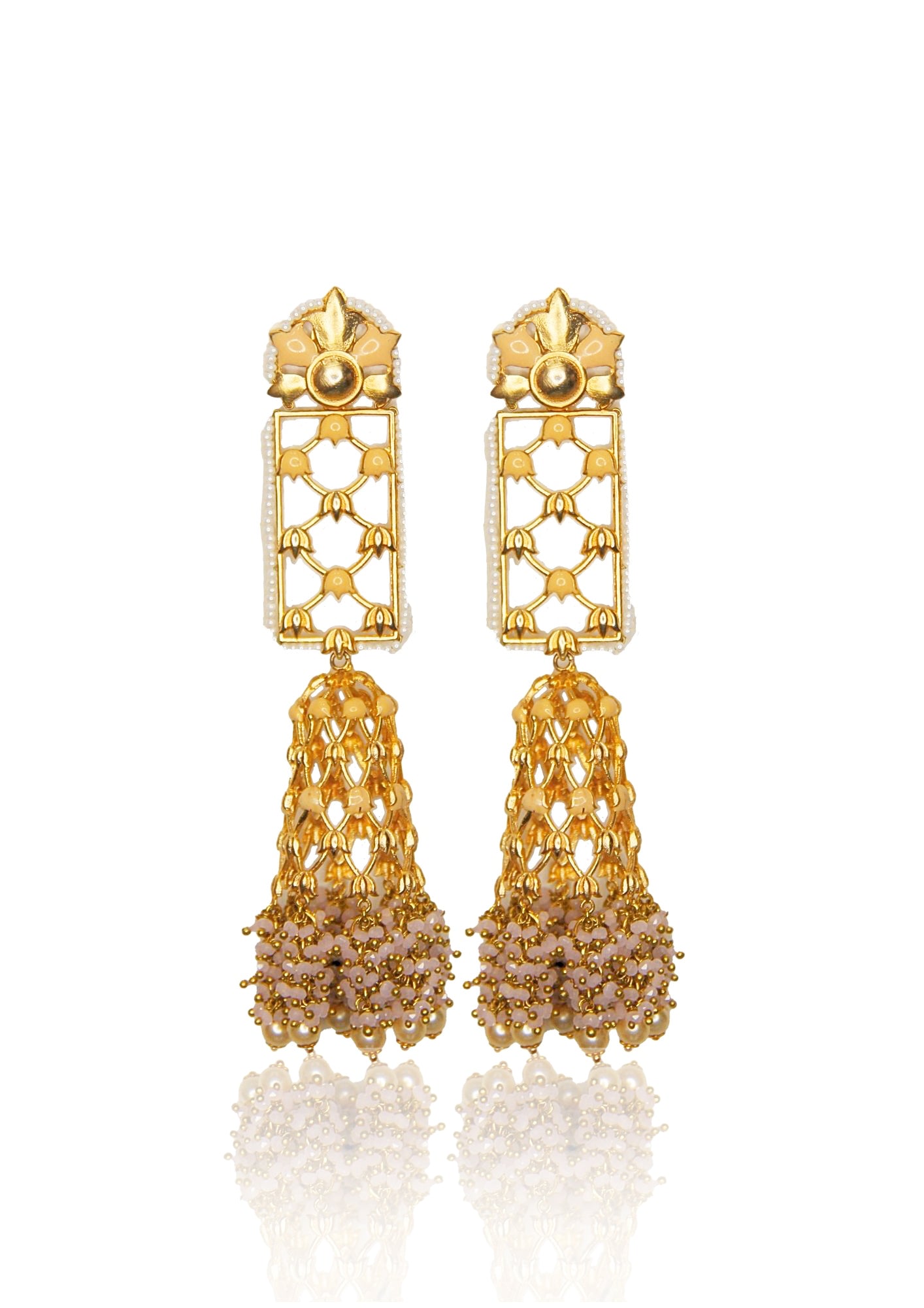 JJ's Jannat Earrings – 140mm Height shoulder Dusters