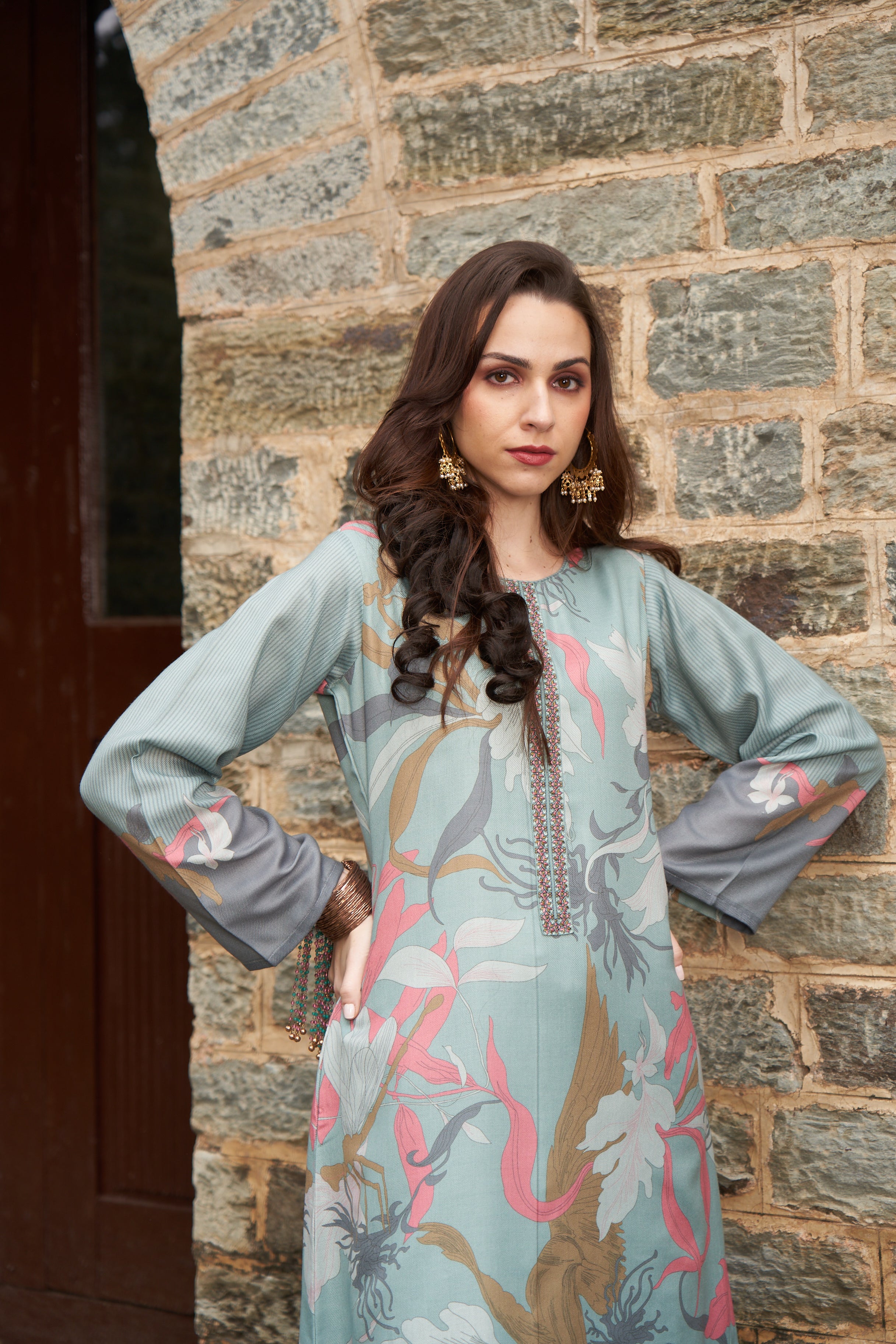 Jannat Earrings – Handcrafted Elegance with a 22K Gold-Plated Finish