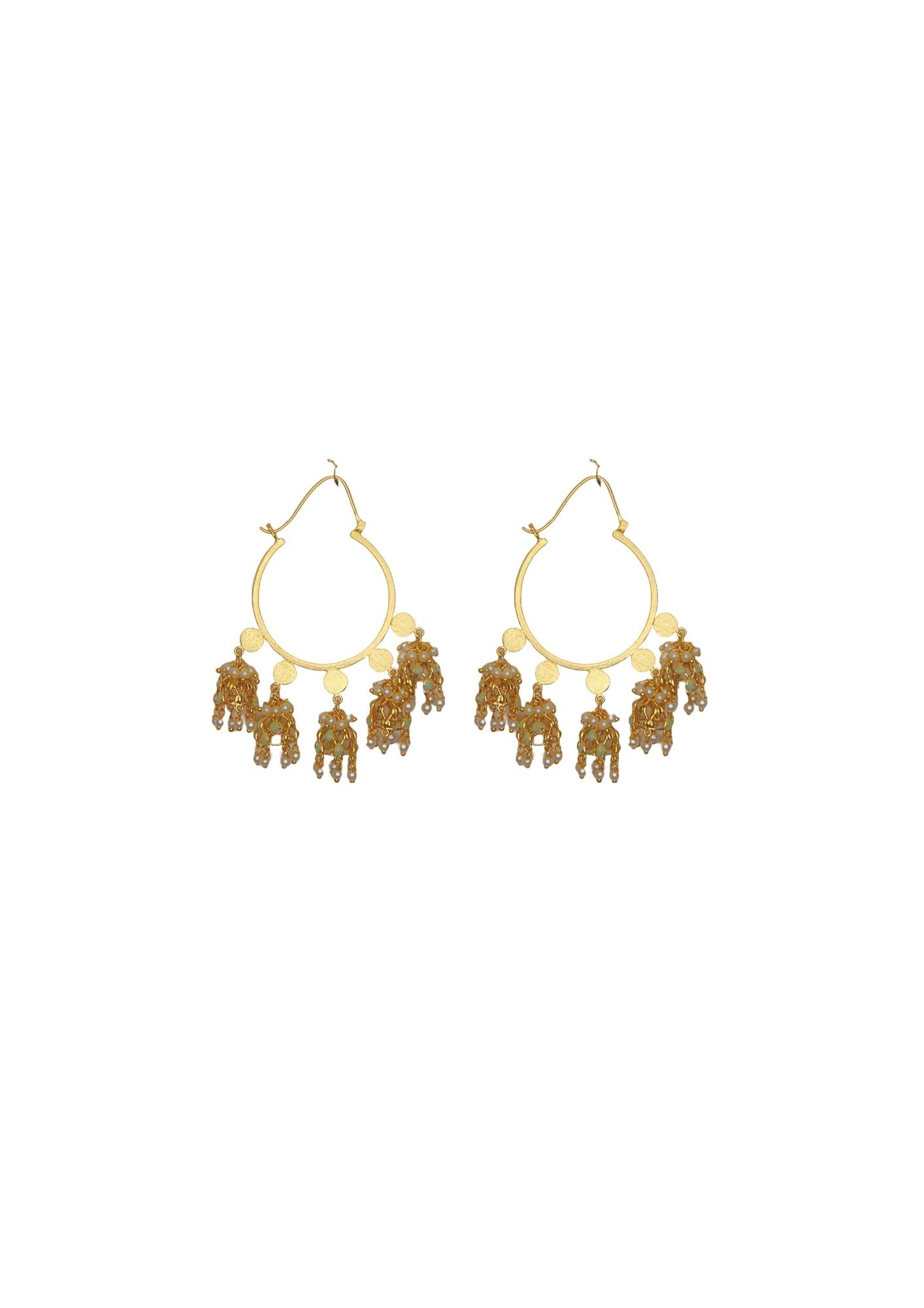 22K Gold Handmade Jannat Bali – A Touch of Opulent Style