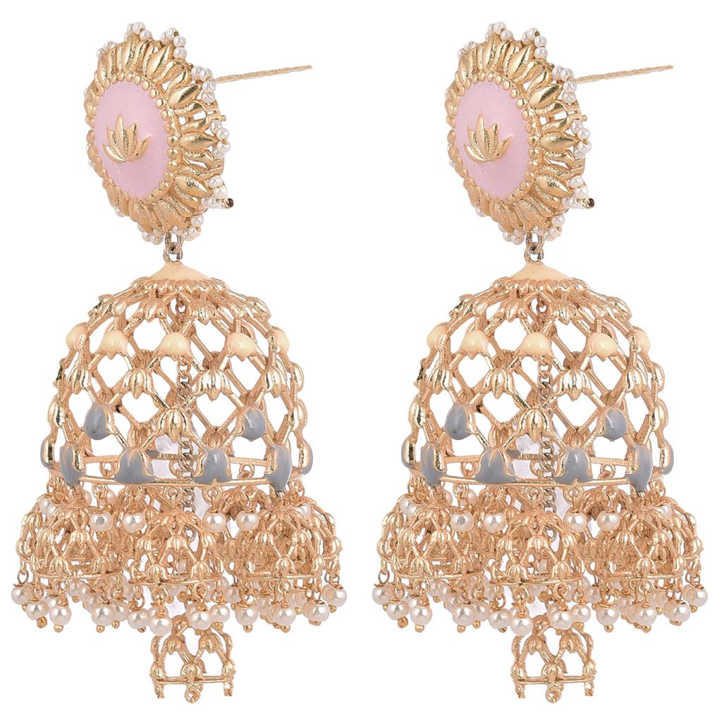 Artisan Jannat Earrings – Crafted with a Premium 22K Gold-Plated Finish