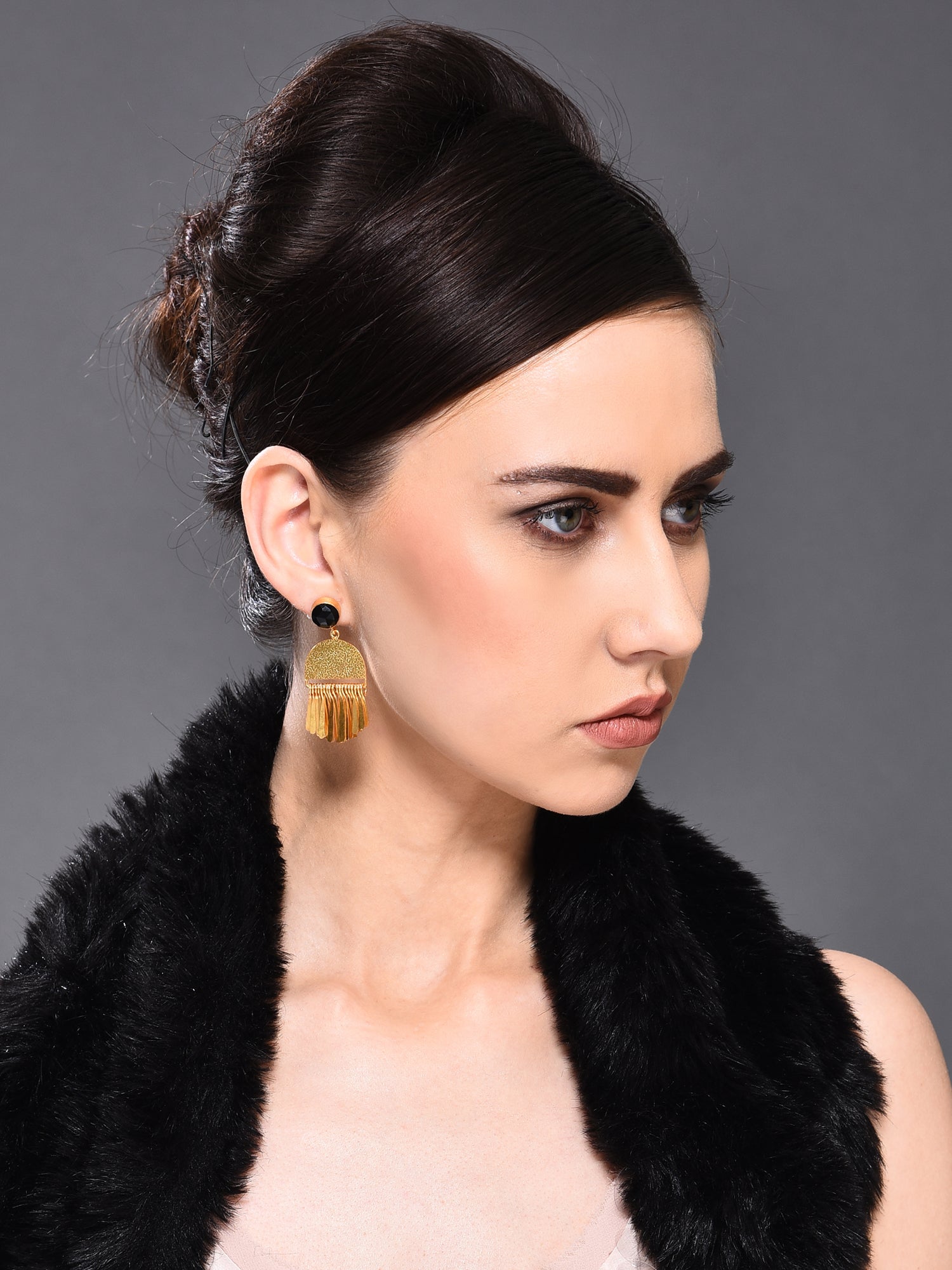 Fringe Earrings – Handcrafted with 18K Gold-Plated Elegance