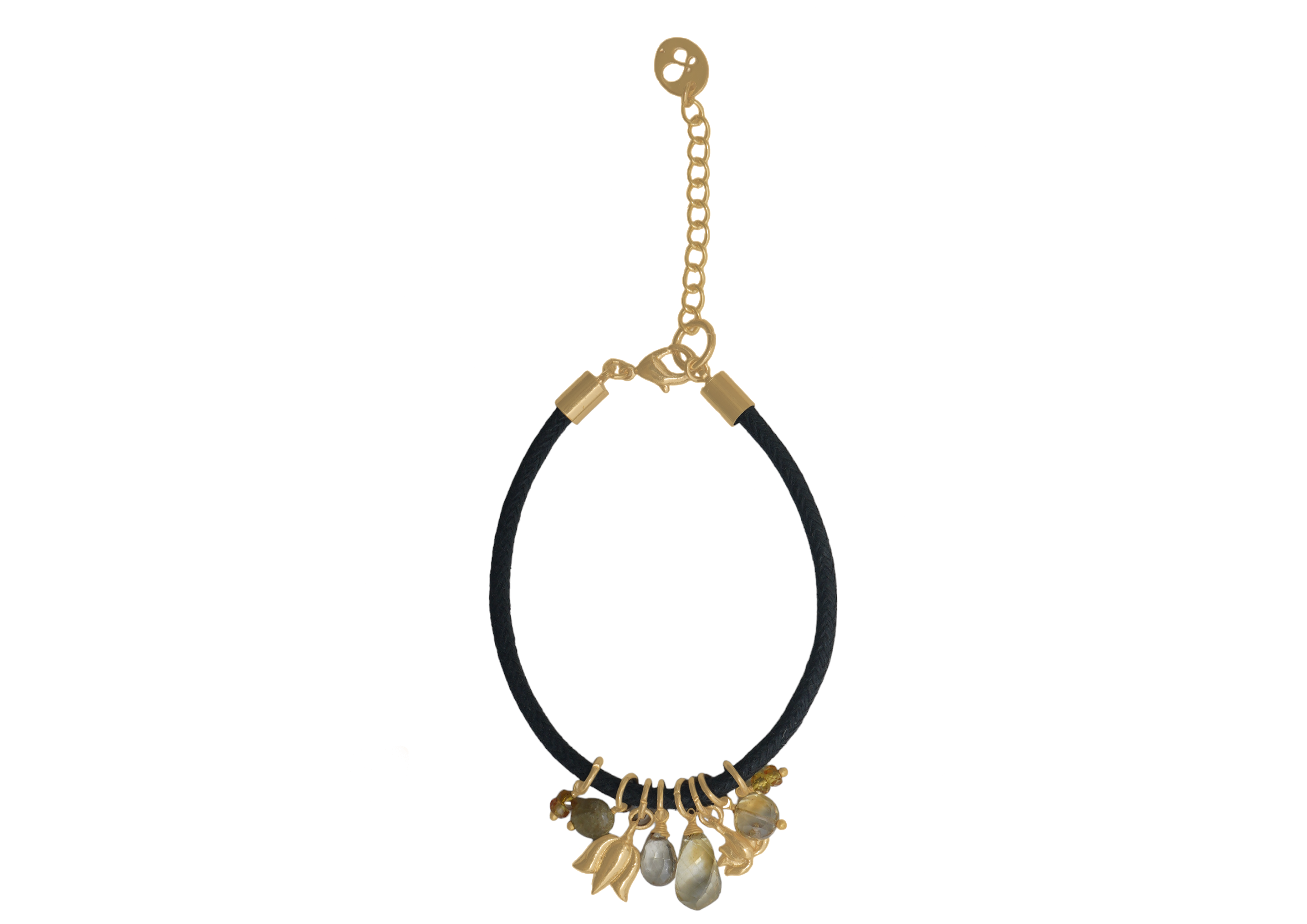 Golden Citrine Love bracelet  - 20mm Gemstone