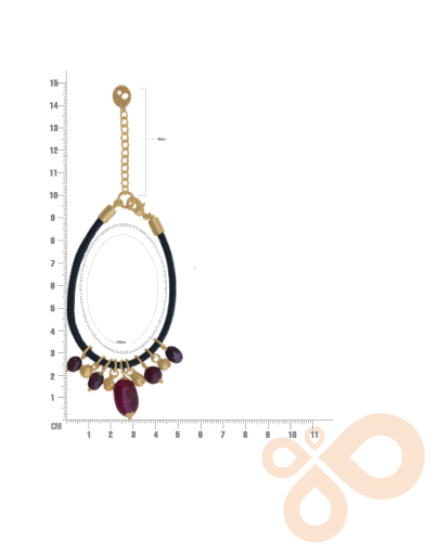 Love bracelet Crimson Radiance in Ruby