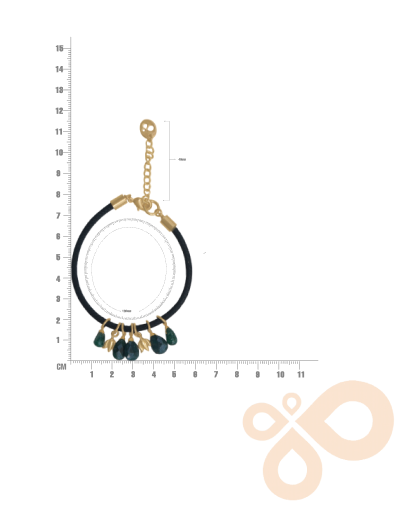 Love bracelet Regal Onyx  20mm