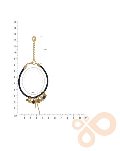 Love bracelet Tranquil Tourmaline 37mm