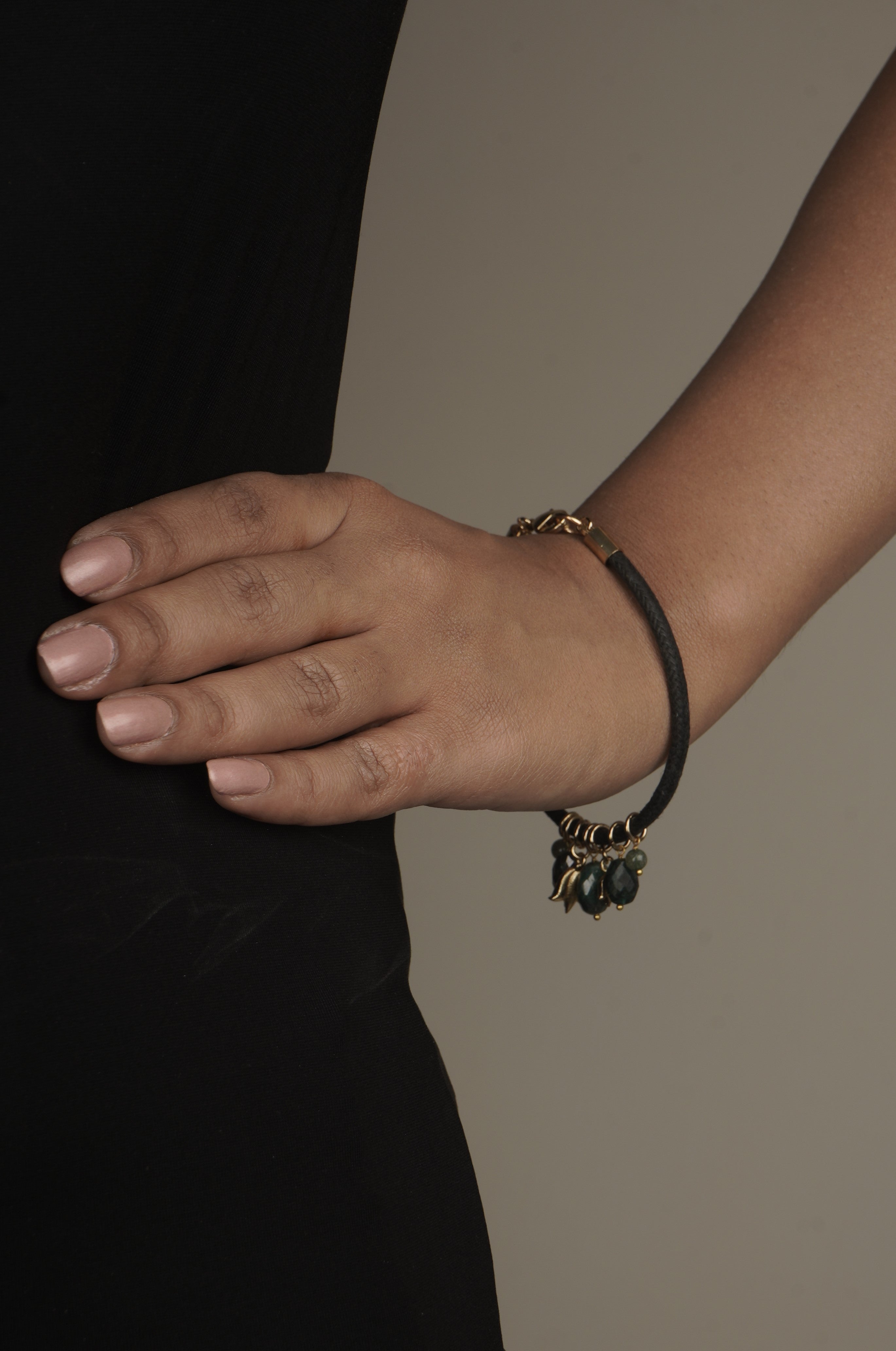 Love bracelet Midnight Elegance  in Black Onyx 21mm