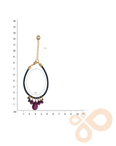 Love bracelet Eternal Flame in Ruby 28mm