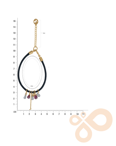 Love bracelet in Ruby 36mm