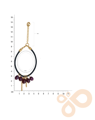 Love bracelet Royal Flame in Ruby 41mm