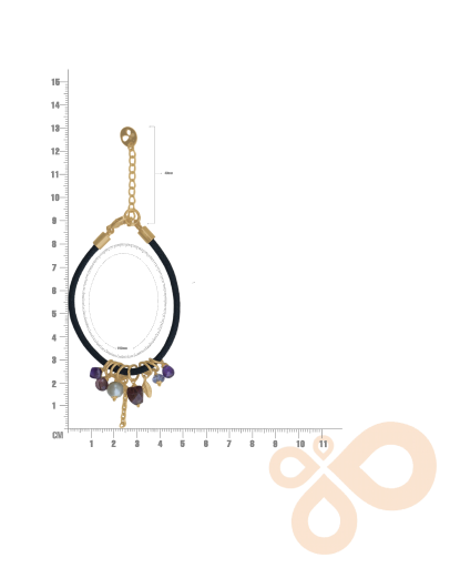 Love Bracelet Ruby, Pearl, and Amethyst 31mm