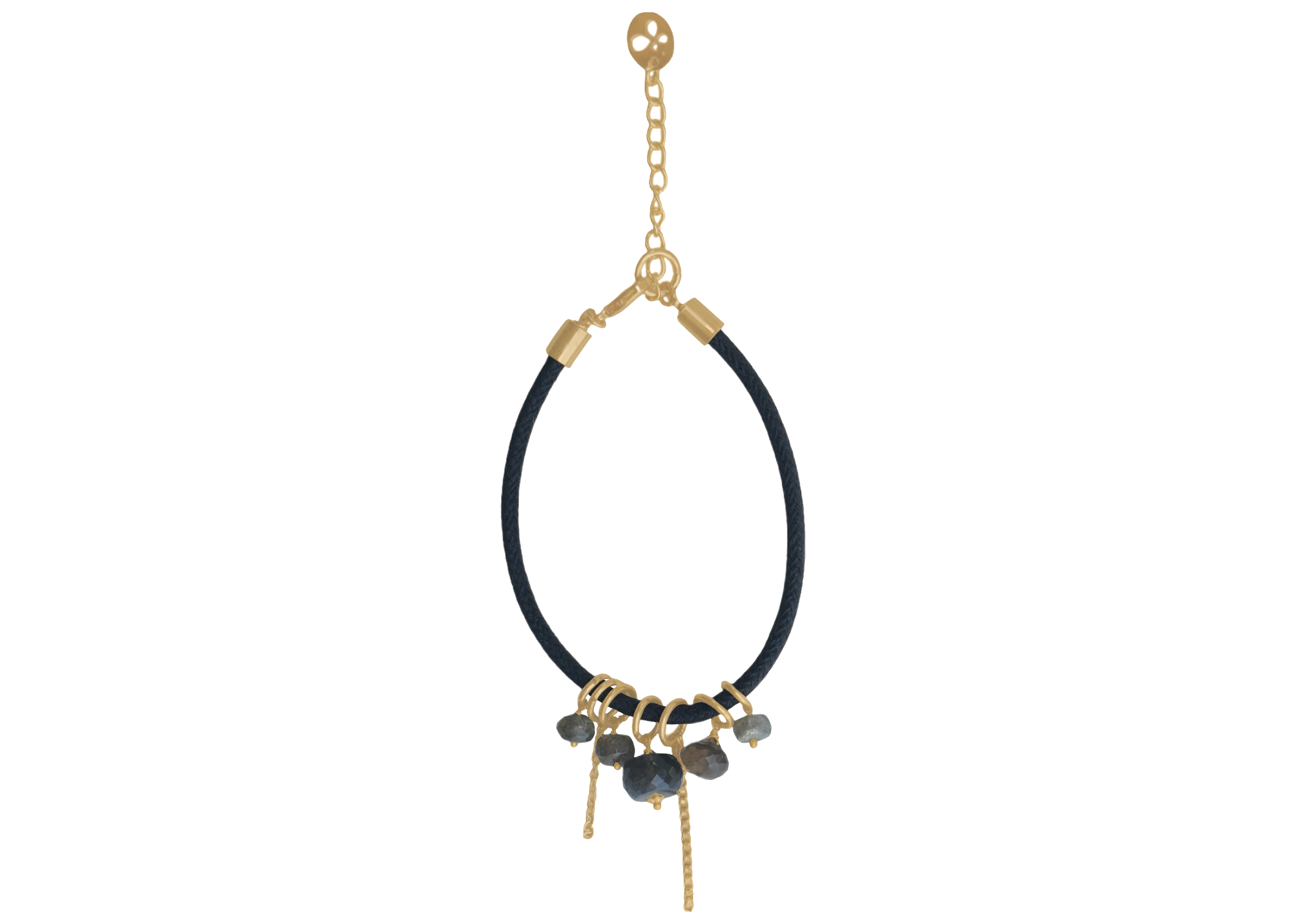 Love bracelet Mystic Aura  in Labradorite 37mm