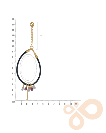 Love bracelet Allure Mix Stones  in Coral, Pearl, Shell, and Tourmaline 34mm