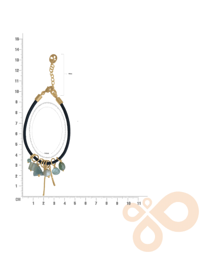 Love bracelet Ocean Harmony  in Aquamarine, Pearl, and Jade 39mm