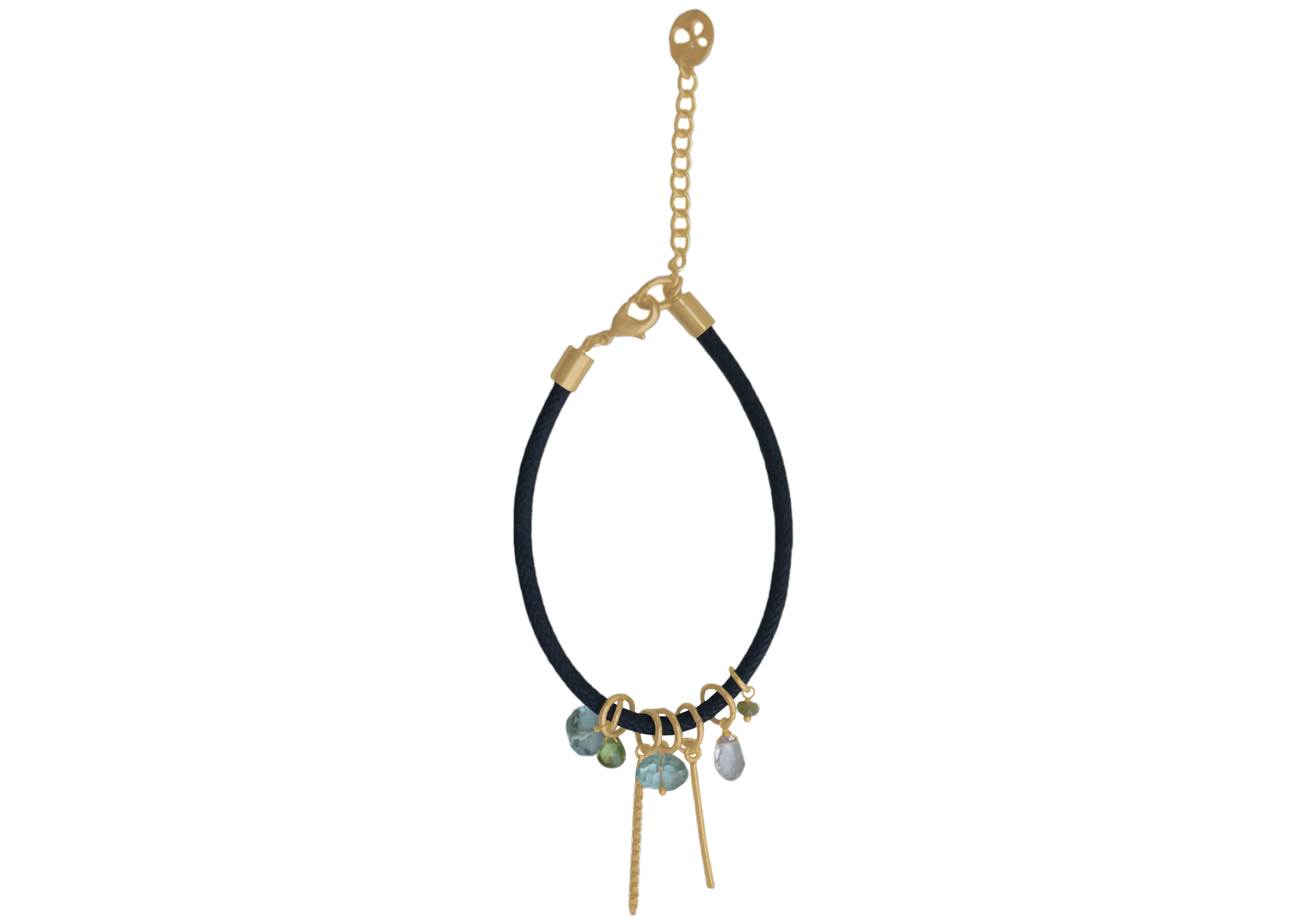 Love Bracelet Citrine and Chalcedony 37mm