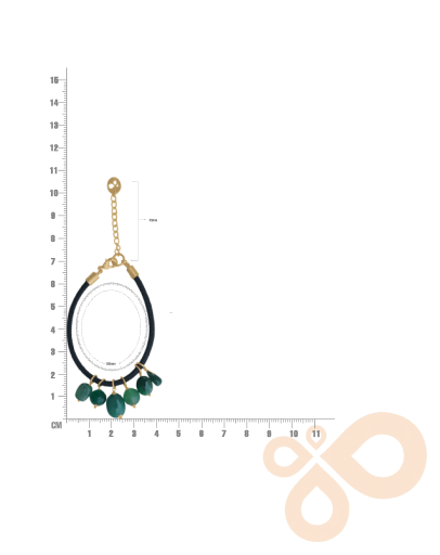 Rakhi Majestic Onyx Necklace 24mm