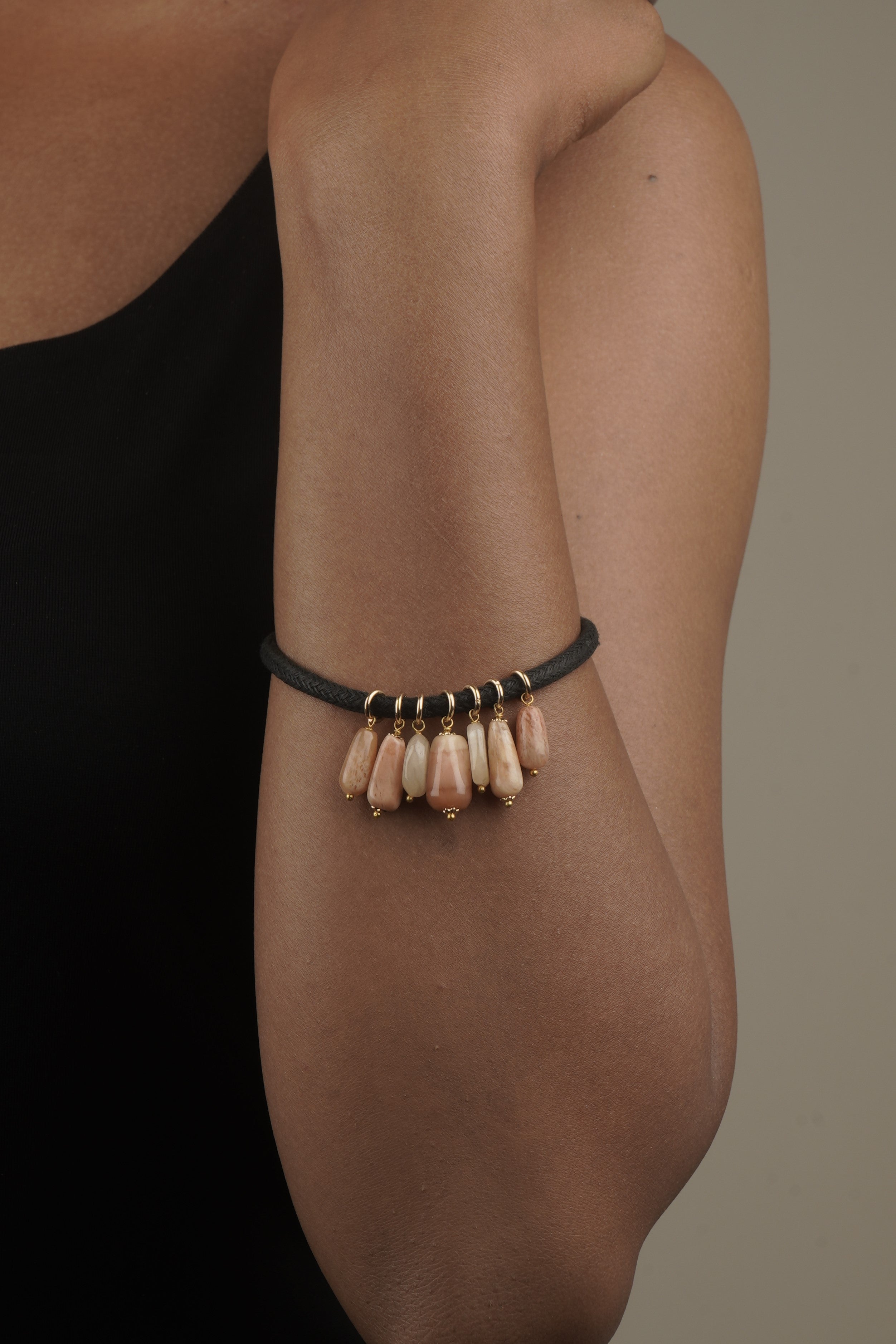 Love bracelet Radiant Embrace  in Coramline and Coral 24mm