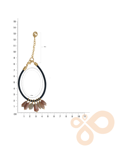 Love bracelet Radiant Embrace  in Coramline and Coral 24mm