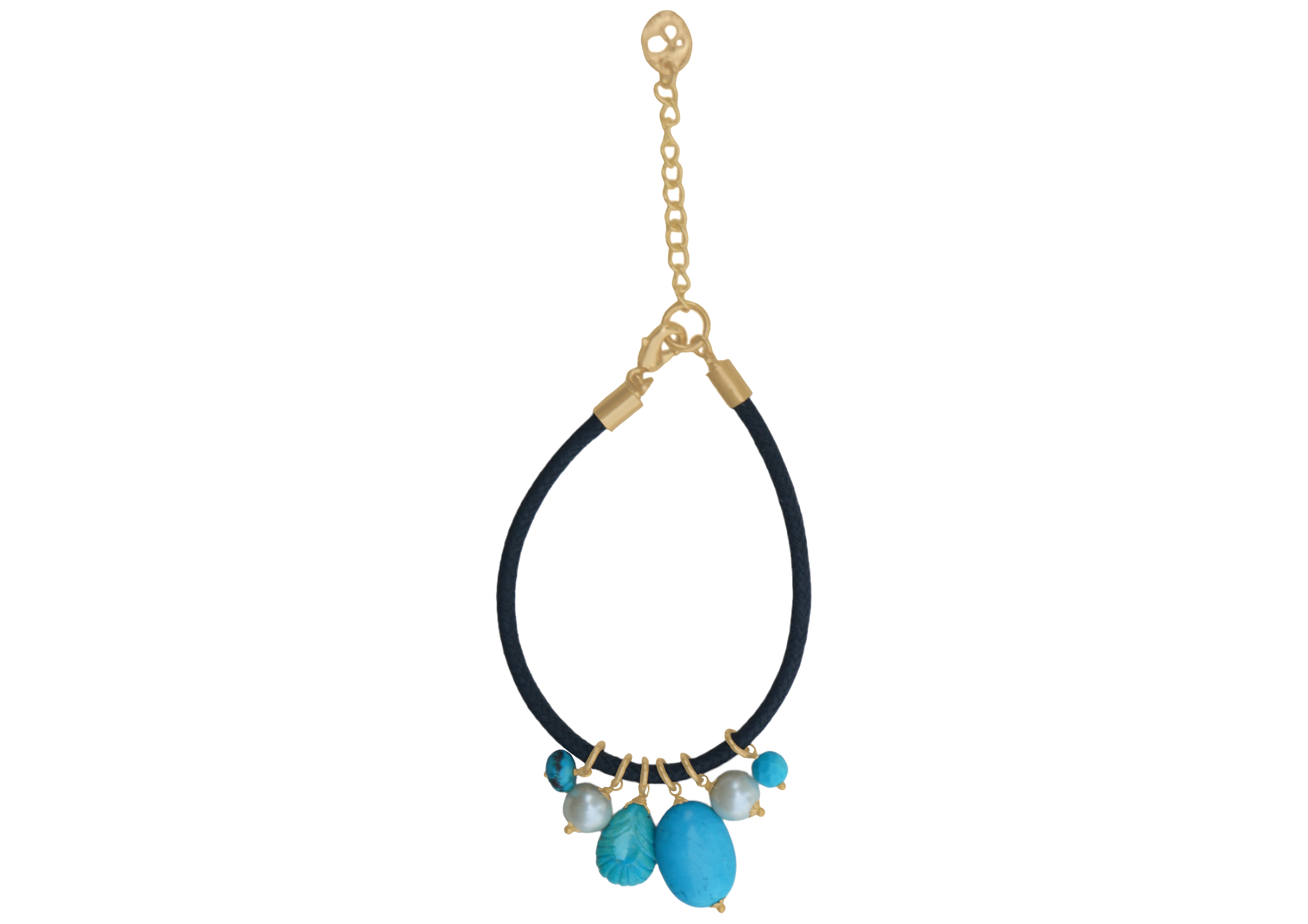 Love Bracelet Ocean Serenity in Turquoise and Pearl