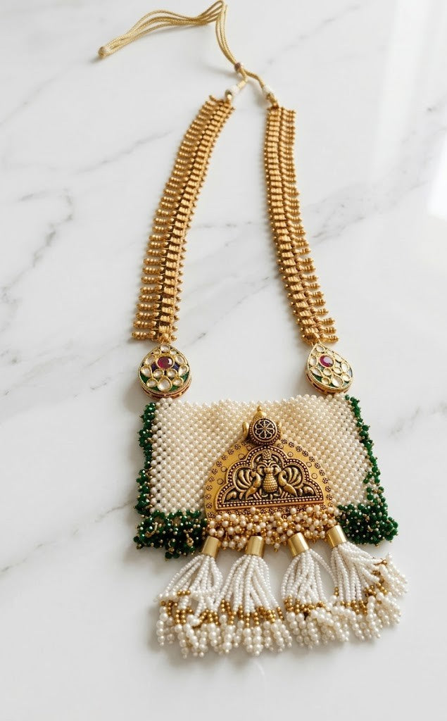 Revati Jharna Tassel Necklace