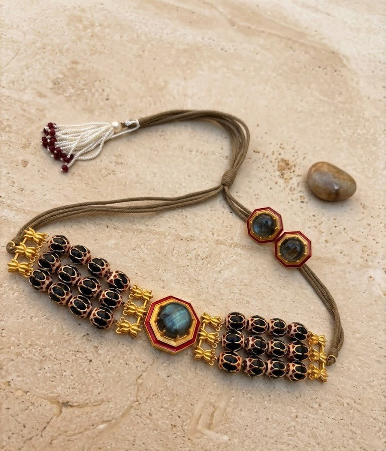 Revati Mayur Labradorite Choker