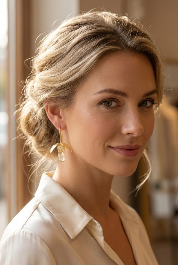 Nature Rose Earrings