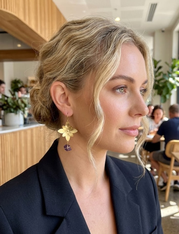 Nature Sun Earrings**