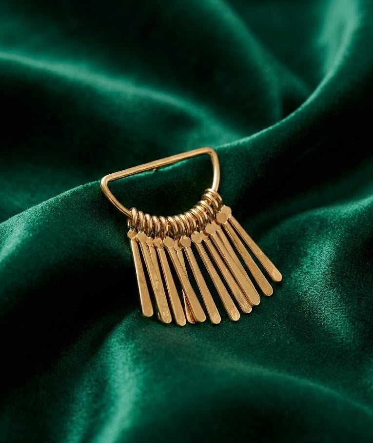 Sun Fringe Earstuds