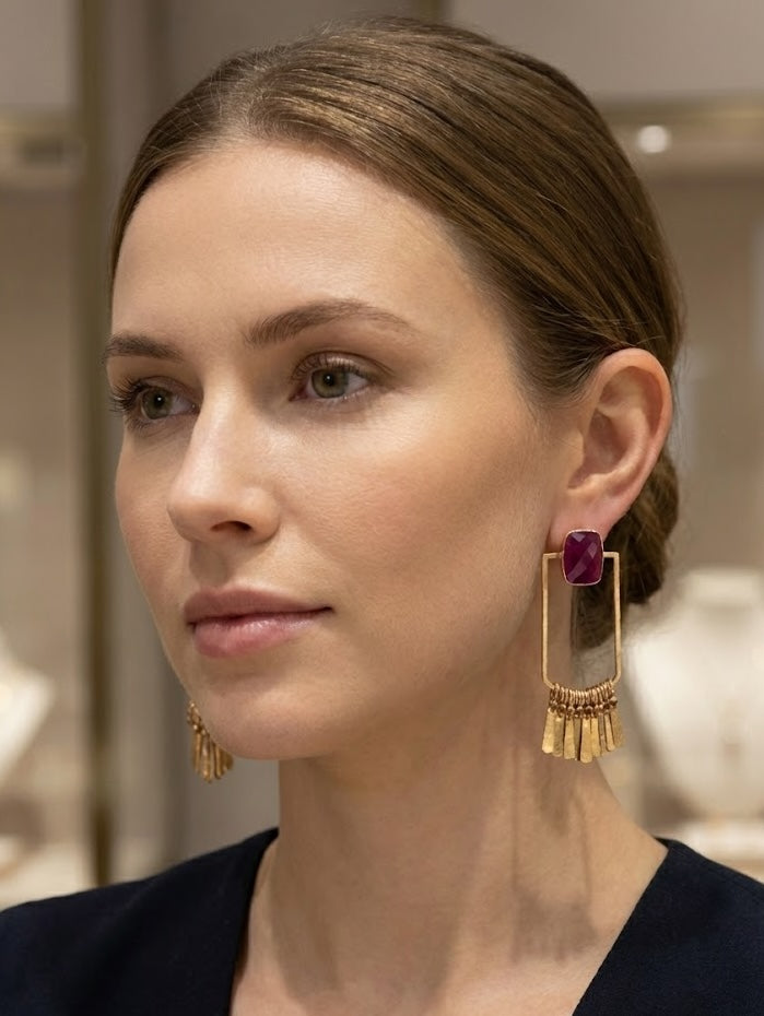 Fringe Glyph Earrings