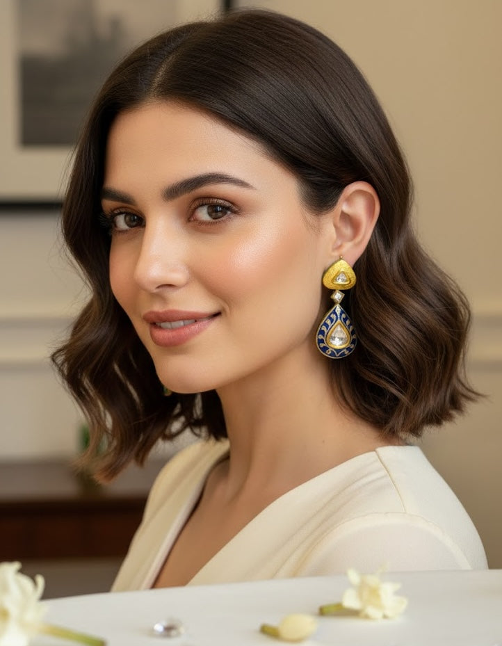 Falak meena earrings