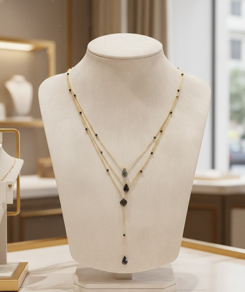 Fine One Necklace: Smoky Quartz for a Classic Look