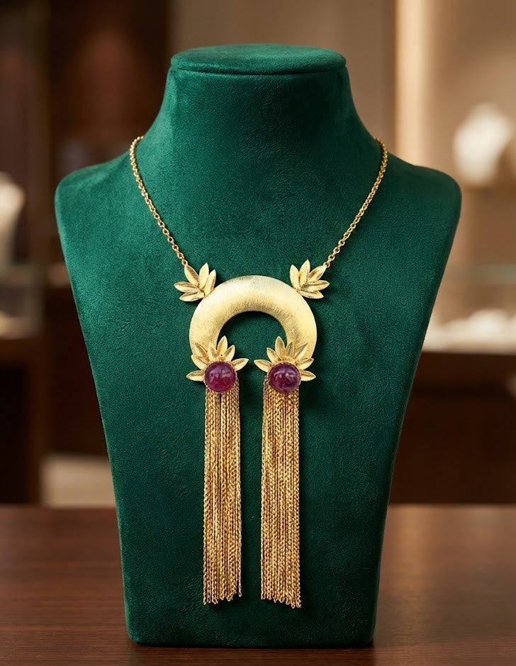 Nature Necklace - 18K Gold-Plated Brass for Statement Looks