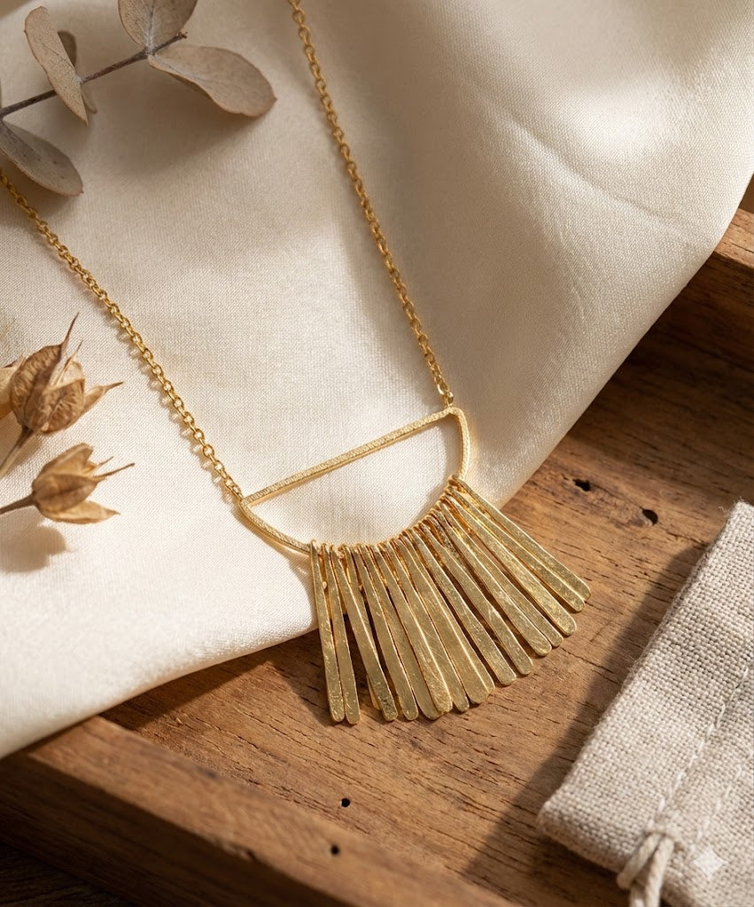 Sun Fringe Necklace