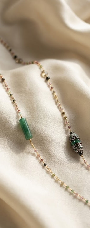 Eternal Gem Symphony Long Chain Necklace