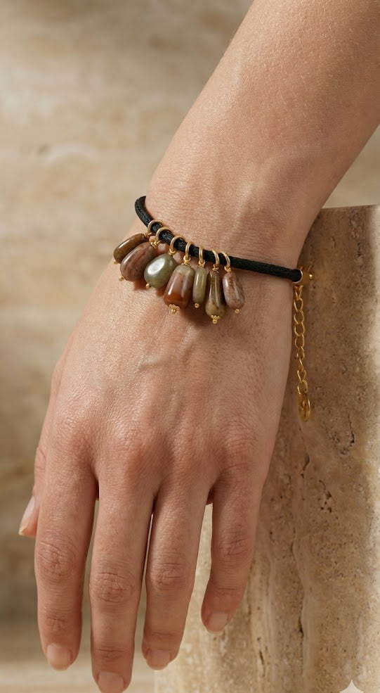 Love bracelet Radiant Embrace  in Coramline and Coral 24mm