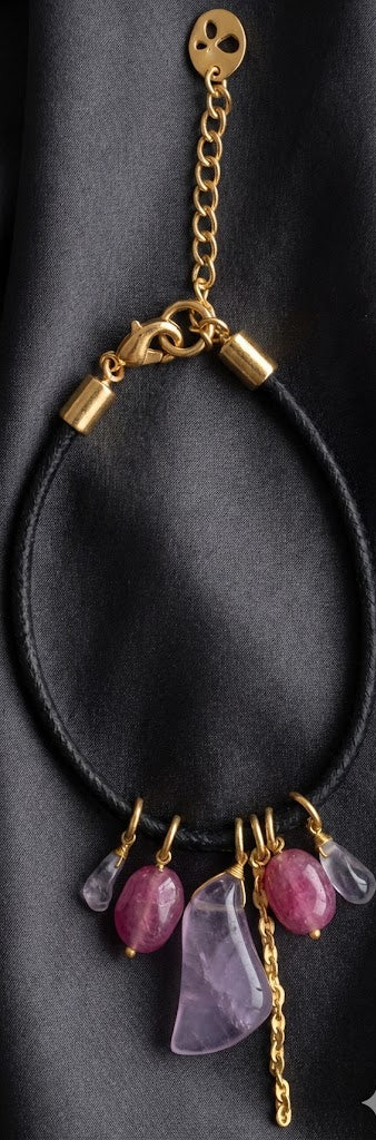 Love bracelet Blush Serenity in Rose Quartz 44mm