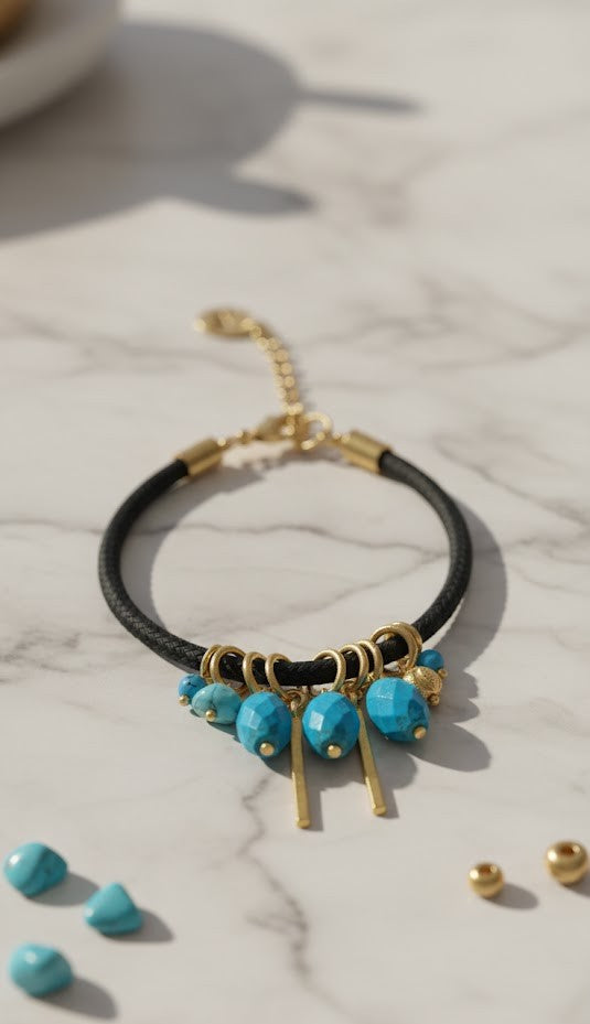 Love bracelet Azure Elegance in Turquoise 34mm