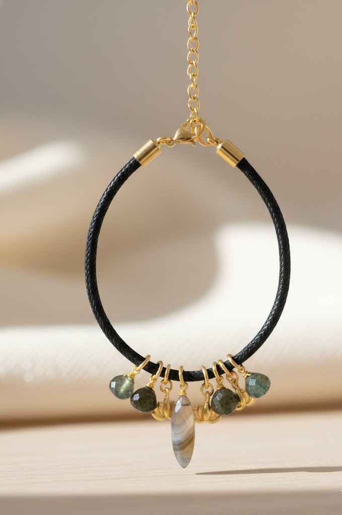 Love bracelet Radiant Harmony in Citrine and Tourmaline